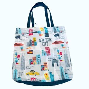 Bon Voyage Reusable Tote Bag, Lightweight, comfortable to carry